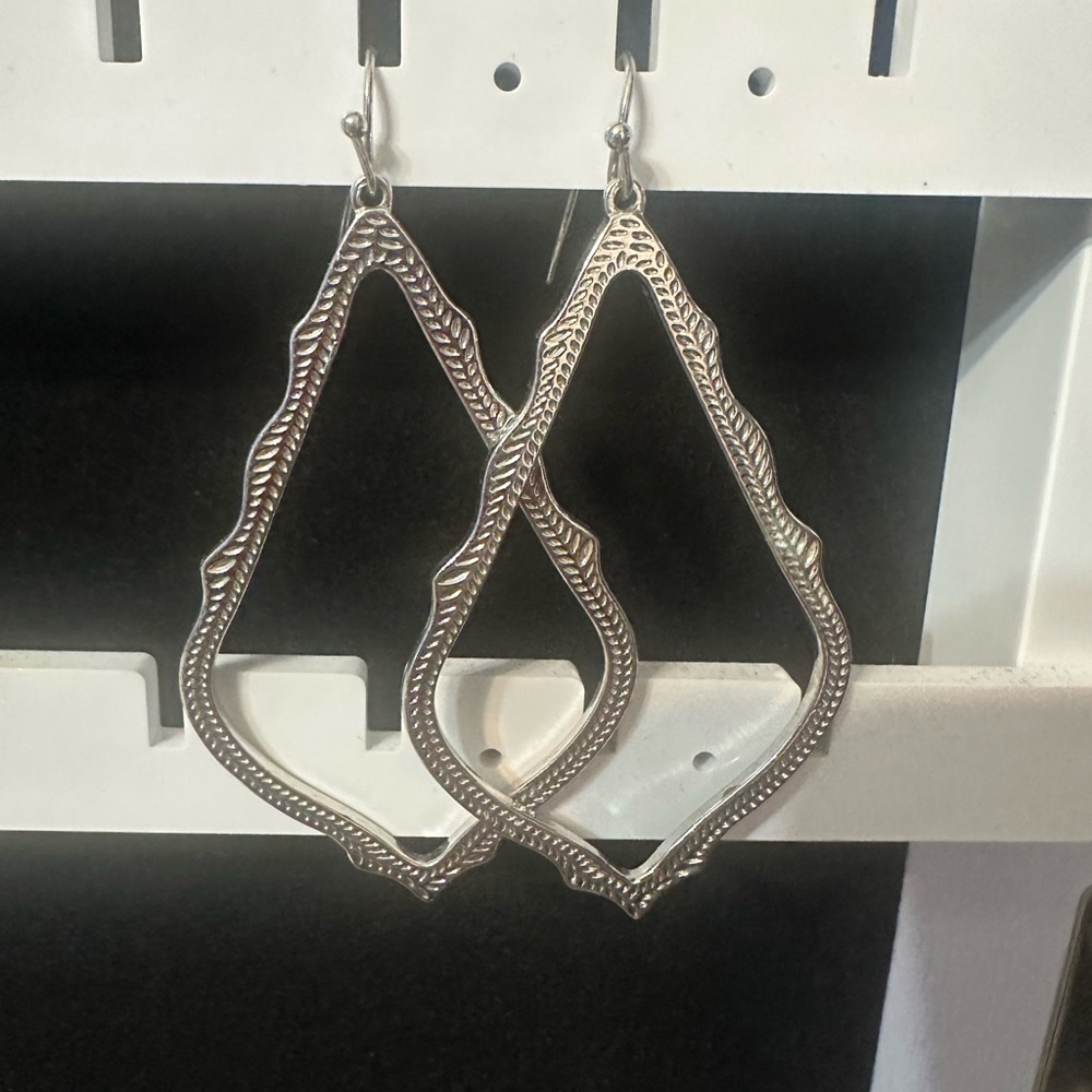 Kendra Scott silver Sophee earrings